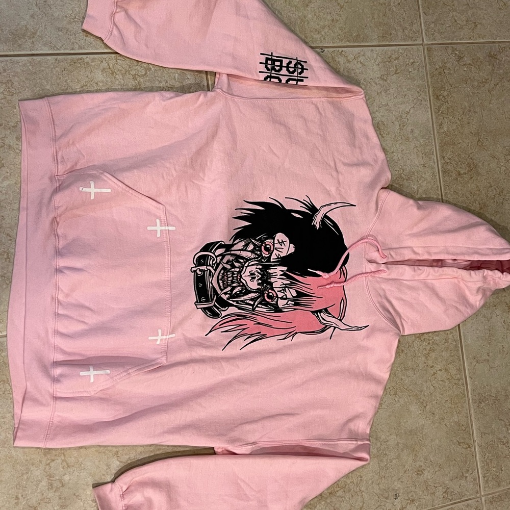 Sus Boy HellBoy Light Pink Pullover Hoodie Size 2XL Lil Peep Zumiez
Demon